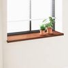 vidaXL Window Sill Brown Wood 160 x 40 x 4.5 cm PVC