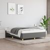 vidaXL Bed Frame without Mattress Dark Grey 135x190 cm Double Double Fabric