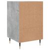 vidaXL Bedside Cabinet Concrete Grey 40x40x66 cm Engineered Wood