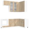 vidaXL Kitchen Unit LYON 8 pcs Sonoma Oak Engineered Wood
