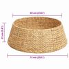 vidaXL Christmas Tree Collar Brown 75 x 75 x 25 cm Water hyacinth