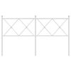 vidaXL Metal Replace Headboard White 150cm