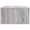 vidaXL Wall-mounted Bedside Cabinet Grey Sonoma 35x35x20 cm