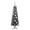 vidaXL Artificial Christmas Tree with 150 LEDs with Stand Green 120 cm