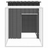 vidaXL Rabbit Cage Anthracite 200x91x100 cm Galvanised Steel