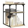 vidaXL Printer Stand 3-Tier Sonoma Oak 43x48x64 cm Engineered Wood