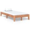vidaXL Bed Frame without Mattress Solid Teak Wood 100x200 cm