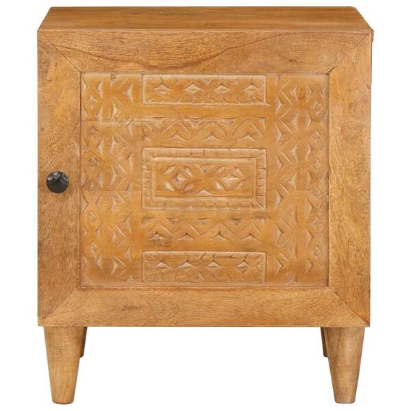 vidaXL Bedside Cabinet Light Brown 40 x 33 x 46 cm Solid Acacia wood