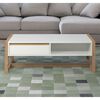 Trendteam Coffee Table Dakota White and Artisan Oak