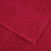 vidaXL Premium Towels SOLUND 4 pcs Red 100x200 cm 600 gsm