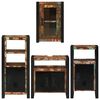 vidaXL Bathroom Furniture Set 4 pcs Multicolour Solid Reclaimed Wood