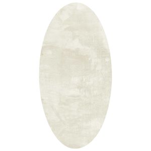 vidaXL Area Rugs Oval HUARTE Cream 80 x 150 cm 100% Polyester