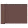 vidaXL Balcony Privacy Screen 180 x 500 cm Fabric with PU Coated Brown