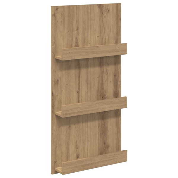 vidaXL Magazine Rack Artisan Oak 51 x 11 x 102 cm Engineered Wood