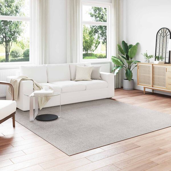 vidaXL Area Rugs Square LUGO Cream 240 x 240 cm Polyester