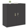 vidaXL Storage Cabinet Black 90 x 40 x 90 cm Cold-Rolled Steel