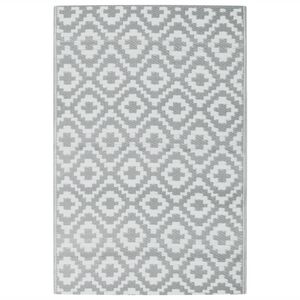 vidaXL Outdoor Carpet ARAKIL Grey 120x180 cm PP