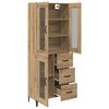 vidaXL Highboard Artisan Oak 69.5 x 34 x 180 cm Engineered Wood