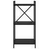 vidaXL Bookshelf Black Oak 40 x 30 x 85 cm Engineered Wood