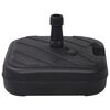 vidaXL Umbrella Base | Black | HDPE | Medium | Umbrella Base | Rectangular