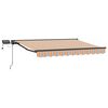 vidaXL Manual Awning Frame with LEDs 3.5 x 2.5 m