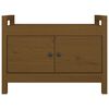 vidaXL Hall Bench Honey Brown 80x40x60 cm Solid Wood Pine