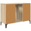 vidaXL Sink cabinet with Shelf with Storage Sonoma Oak 80 x 33 x 60 cm