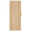 vidaXL Wall Mounted Cabinet Sonoma Oak 69.5x34x90 cm