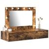 vidaXL Dressing Table Brown 100 x 40 x 70 cm Engineered Wood