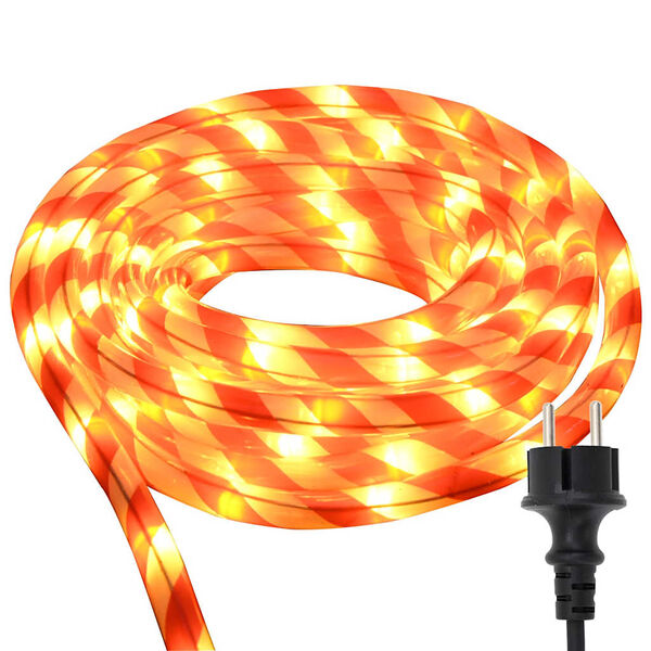 vidaXL Rope Light with 120 LEDs Warm White 5 m PVC