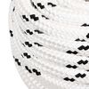 vidaXL Braided Boat Rope White 18 mmx25 m Polyester