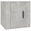 vidaXL Wall Mounted TV Cabinet Concrete Grey 40x34,5x40 cm