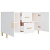 vidaXL Sideboard White 100x36x60 cm Engineered Wood