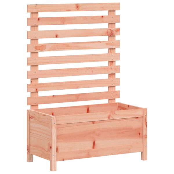 vidaXL Garden Planter with Rack 79x39.5x114 cm Solid Wood Douglas