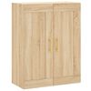 vidaXL Wall Mounted Cabinets 2 pcs Sonoma Oak Engineered Wood
