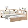 vidaXL Bookcase Bed without Mattress 140x200 cm Solid Wood Pine