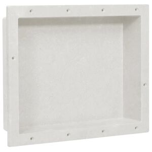 vidaXL Shower Niche Matt White 41x51x10 cm
