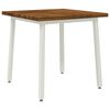 vidaXL Square Dining Table 80 x 80 x 75 cm Solid Acacia Wood