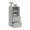 vidaXL Sideboard Concrete Grey 34.5x34x90 cm Engineered Wood