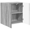 vidaXL TV Wall Cabinet Grey Sonoma 59.5 x 31 x 60 cm Engineered Wood