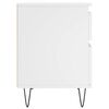 vidaXL Bedside Cabinet White 40x35x50 cm Engineered Wood