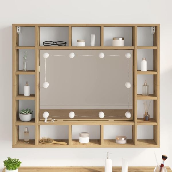 vidaXL Mirror Lights 2 pcs White 4.5 x 4.5 x 4.8 cm Plastic