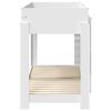 vidaXL Bunk Bed for Kids White 80 x 190 cm Engineered Wood