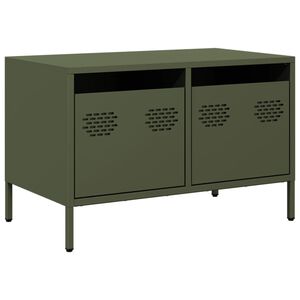 vidaXL TV Cabinet Olive Green 68x39x43,5 cm Cold-rolled Steel