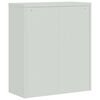 vidaXL File Cabinet Light Grey 90x40x145 cm Steel