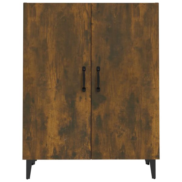 vidaXL Sideboard Smoked Oak 70x34x90 cm Engineered Wood
