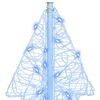vidaXL Christmas Tree with 100 LEDs Blue 120 cm Acrylic