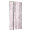 vidaXL Fly Curtain Silver Grey and Pink 90x200 cm Chenille