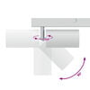 vidaXL Ceiling Spotlight White 26 x 26 x 16.5 cm Steel