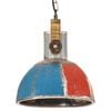 vidaXL Industrial Hanging Lamp 25 W Multicolour Round 30 cm E27